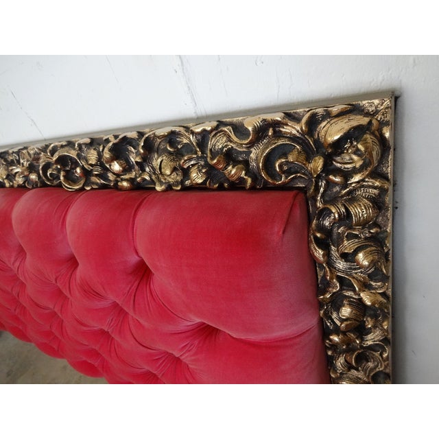 Bohemian King Size Tufted Velvet Headboard Chairish