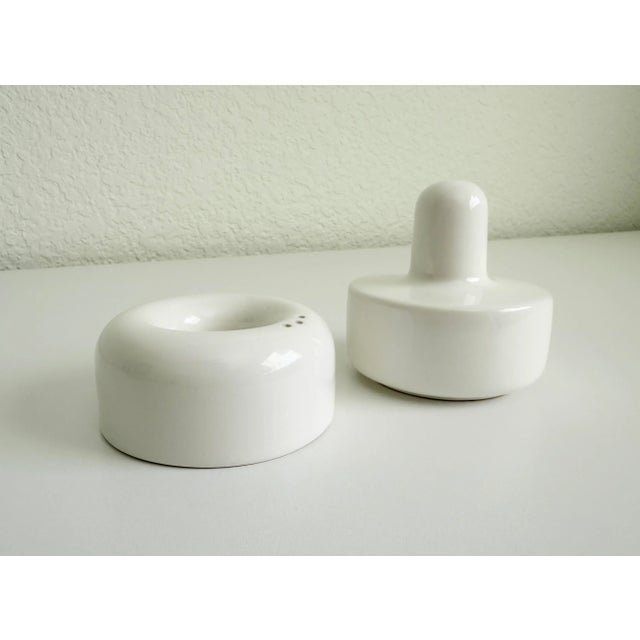 Mid-Century Modern 1970's Pino Spagnolo for Sicart Italy Salt & Pepper Set For Sale - Image 3 of 6