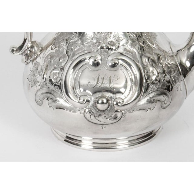 19th Century Victorian Silver Plated Coffee Pot from Boardman Glossop & Co For Sale - Image 3 of 15