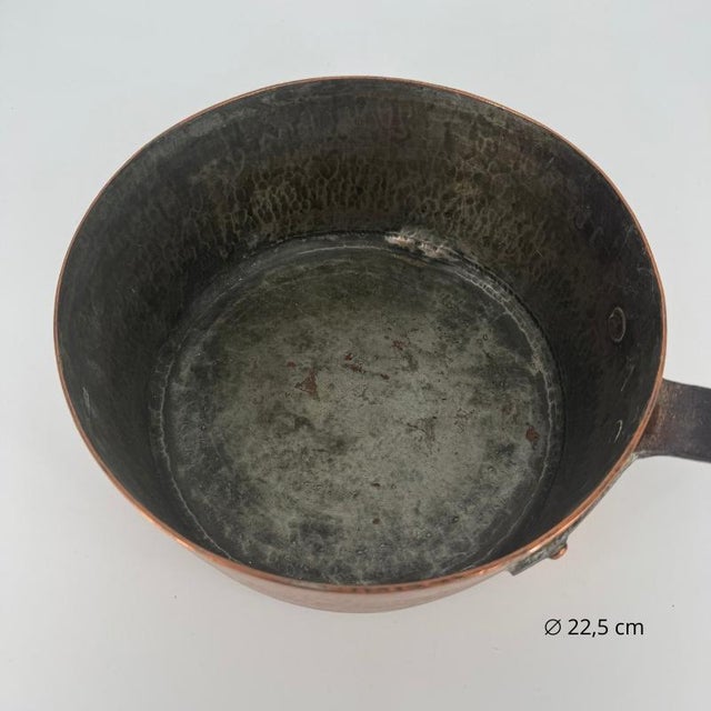 Vintage French Copper Saucepans, 1960s, Set of 5 For Sale - Image 12 of 18