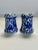 Blue Mid 20th Century Phoenix Pattern Salt & Pepper Shakers- A Pair For Sale - Image 8 of 8