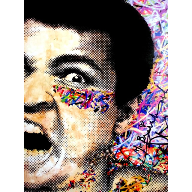 2000 - 2009 Mr. Brainwash " Muhammad Ali " Authentic Lithograph Print Pop Art Poster For Sale - Image 5 of 10
