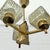 1960s Scandinavian Modern Chandelier in Brass and Glass with Three Arms, Sweden, 1960s For Sale - Image 5 of 8