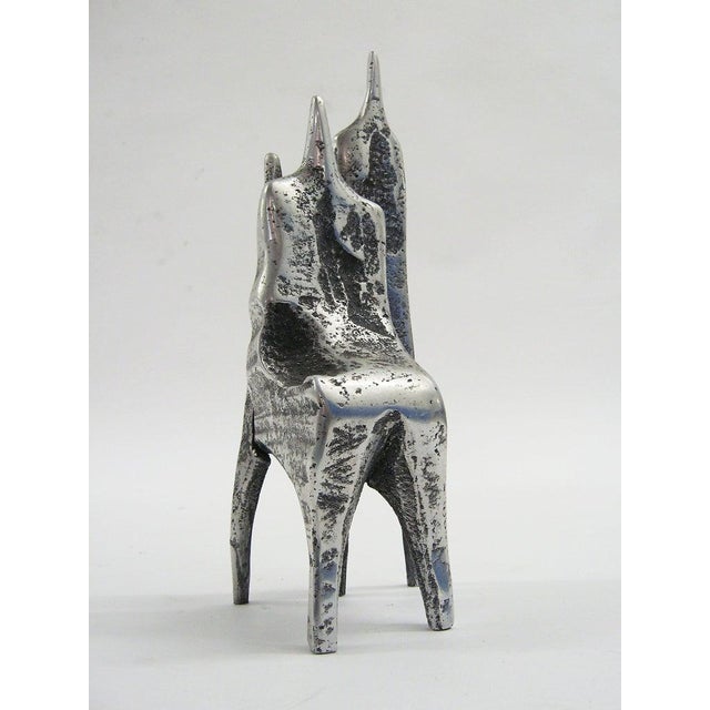 Mid-Century Modern Aluminum Sculpture by Aharon Bezalel For Sale - Image 3 of 9