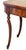 A Very Good Quality 19th Century, Regency Period Mahogany Tea Table, Having Superbly Figured Foldover Top with Banded...