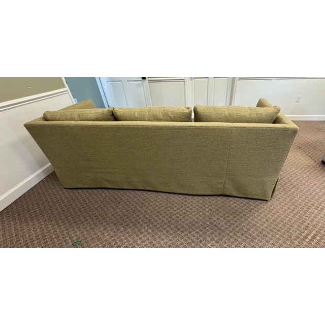 2020s Lee Industries 3381-03 Bench Seat Sofa in Decker Sage For Sale - Image 5 of 11