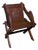 Antique Inscribed Glastonbury Chair, English, Oak, Gothic Armchair, Victorian For Sale