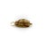 1920s 1920s Egyptian Revival Tan Stone Scarab Pendant With 14k Gold Mount For Sale - Image 5 of 9