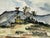 Original watercolor on paper by Henry Emil Salloch, also known as Heinz Emil Salloch, the German-born American artist and...