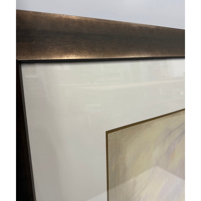 2000 - 2009 2003, Untitled, Abstract Expressionist, Warm Earthy Palette, Iris Giclee on Somerset Textured Fine Art Paper, Framed and Matted, Artist Ursula Brenner For Sale - Image 5 of 10