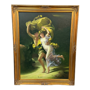 "The Storm" Replica Painting After Pierre-Auguste Cot