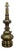 Vintage Brass Hollywood Regency Baluster Oil Lantern Table Lamp For Sale