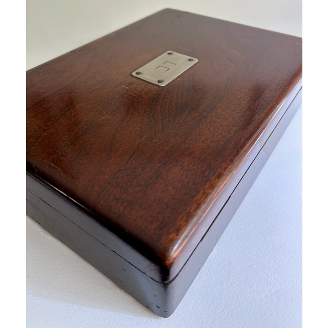 Mid 20th Century Mid 20th Century Vitrolite Lined Lidded Humidor For Sale - Image 5 of 18
