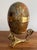 English Large 1970s Brass and Enamel Floral Egg Box on Stand For Sale - Image 3 of 8
