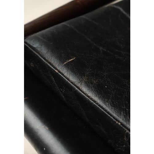 Safari Lounge Chairs in Black Leather and Ash attributed to Kaare Klint for Rud. Rasmussen, 1950s, Set of 2 For Sale - Image 17 of 18