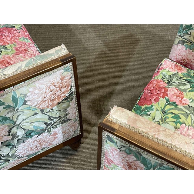 Art Deco Mahogany Armchairs, 1930s, Set of 2 For Sale - Image 14 of 18