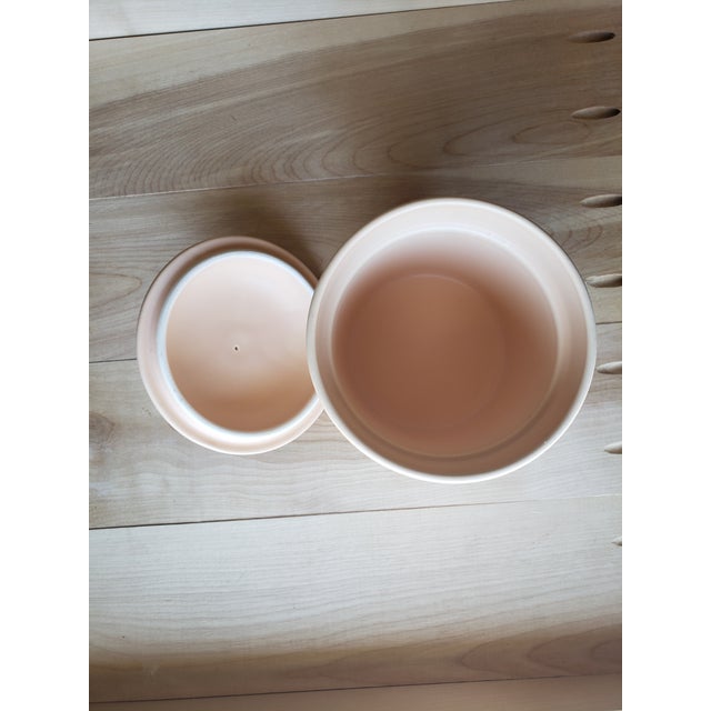 Ceramic Vintage Southwest Stoneware Canister - By Treasure Craft For Sale - Image 7 of 8