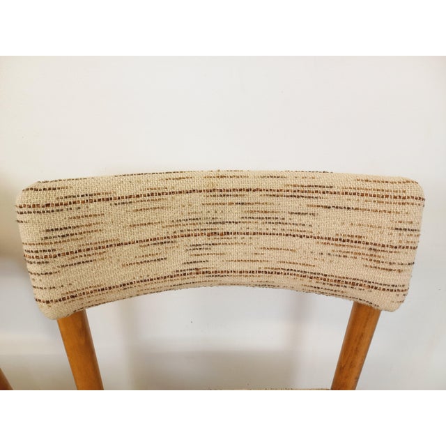 Vintage Baumann Chairs in Wood and Fabric, 1960s, Set of 2 For Sale - Image 15 of 18
