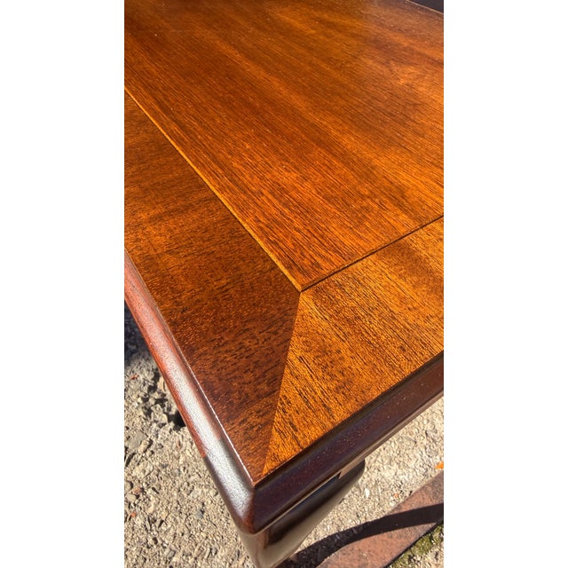 Vintage Councill Craftsmen Queen Anne Mahogany Banded Side Tables – Pair For Sale - Image 14 of 17