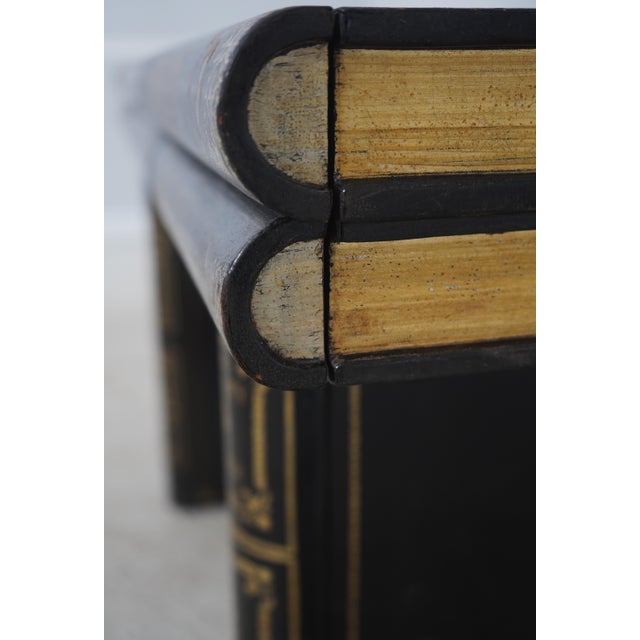 Maitland Smith Leather Wrapped 7 Drawer Console Sofa Table For Sale - Image 13 of 18