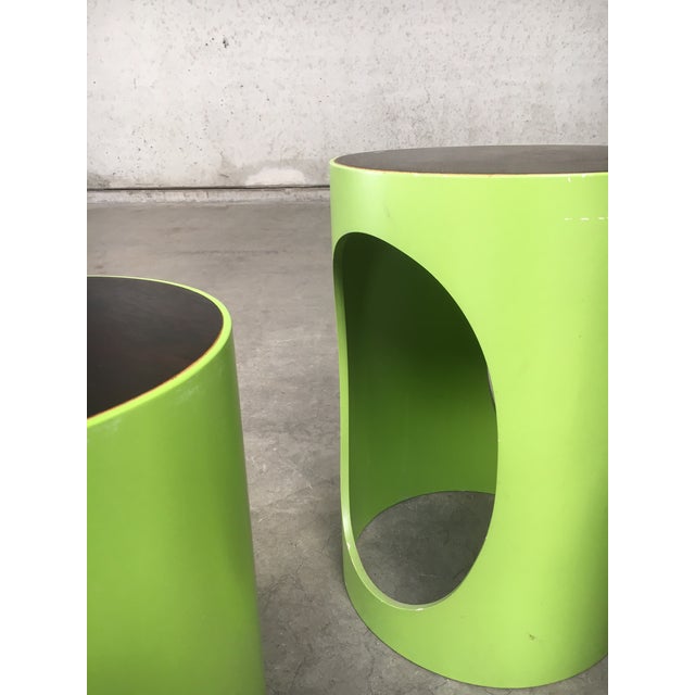 Wood Midc-Cntury Modern Space Age Design Nesting Table Set by Opal, Germany, 1960s, Set of 3 For Sale - Image 7 of 18