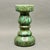 • West German pottery sculptural candlestick / candle holder. • Made in West Germany, circa 1960s–1970s. • Glossy green,...