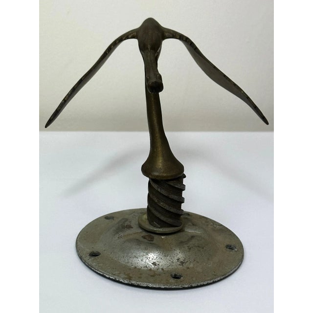 1 Art Deco British Stork Figurine Car Mascot is the perfect addition to your collection. Crafted with aerodynamic lines,...