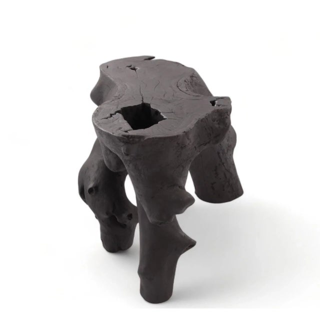 <p>Inspired by the beauty of natural Wood form, this organic console table is handcrafted from one piece of salvaged wood....