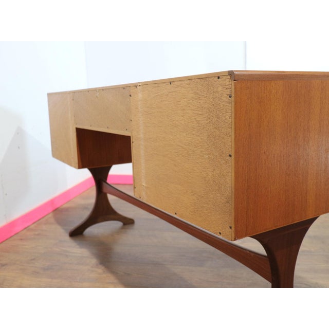 1960s Mid Century Modern Vintage Teak Vanity Desk by G Plan Dansih Style Dresser For Sale - Image 11 of 11