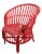 Set of 4 Chairs Willow Stick Wicker Chairs in Peely Paint Finish Ca.1930's For Sale - Image 9 of 13