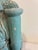 Vintage Terracotta Angel Candle Holder Sculpture With Verdigris Patina For Sale - Image 4 of 15