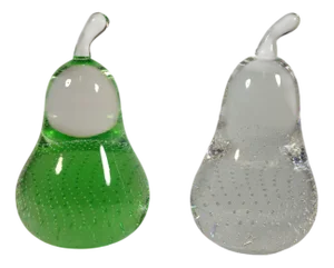Glass Paperweights by Milan Metelák for Harrachov, 1970s, Set of 2