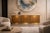 Hand-Hammered Brass Sideboard with Travertine Top from Justfurnituress SRL For Sale - Image 9 of 11