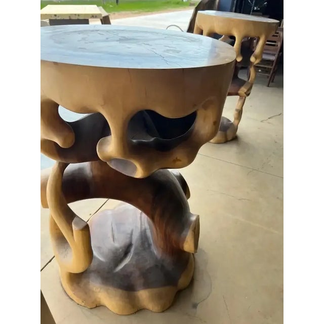 Tall Truffle Trunk Pedestal '2 Available' | Chairish