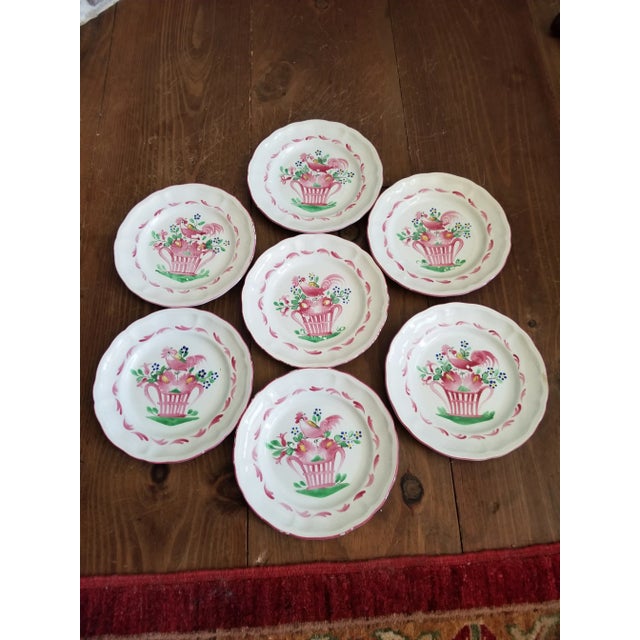 1900s Luneville Faince Plates For Sale - Image 10 of 10