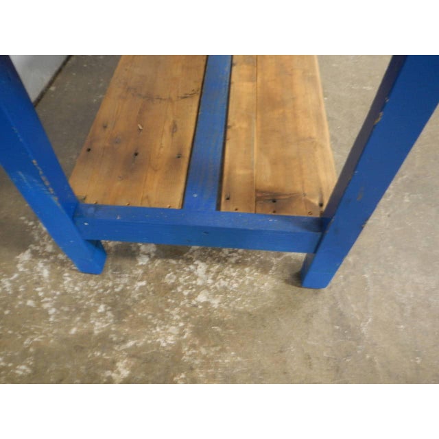 Vintage Worktable in Fir, 1970s For Sale - Image 9 of 11