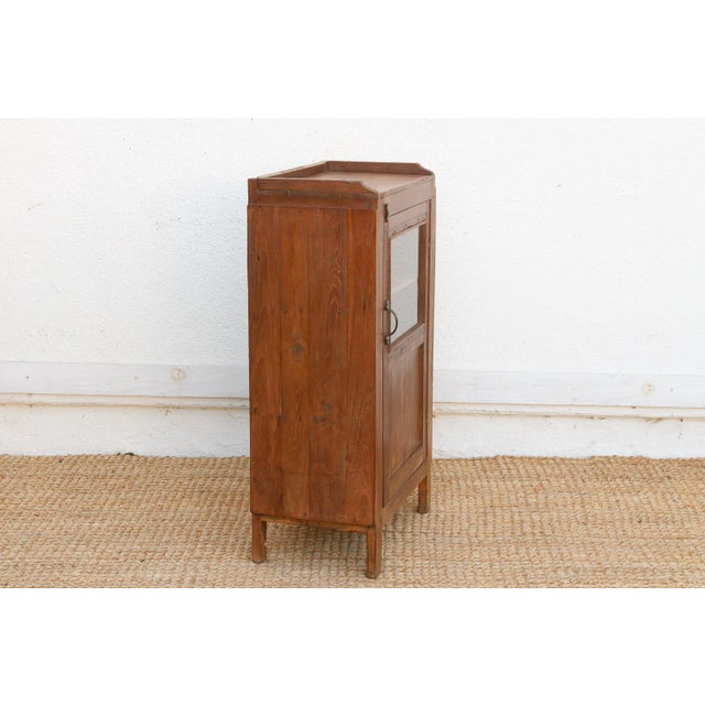 Antique Slim British Colonial Cabinet For Sale - Image 10 of 11