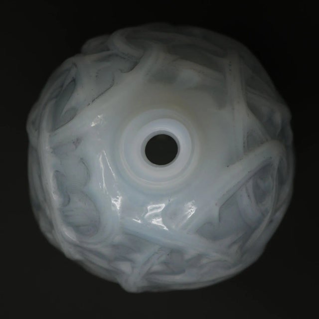 1920s Rene Lalique Opalescent Glass 'Ronces' Vase For Sale - Image 5 of 12