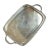 Beautiful vintage silverplated tray used condition. Great for serving, or displaying! The size is 21 1/2” wide, 13.5”...