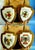 Measurements (including stand): height: 26 cm; width: 21 cm; depth: 4 cm; weight: approximately 0.935 kg each; total set...