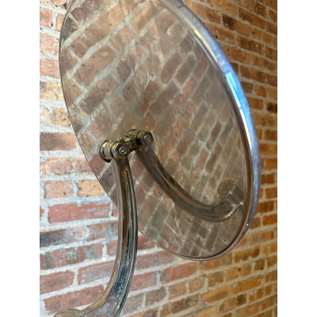 Mid 20th Century Industrial Adjustable Medical Mirror on Casters For Sale In Chicago - Image 6 of 13