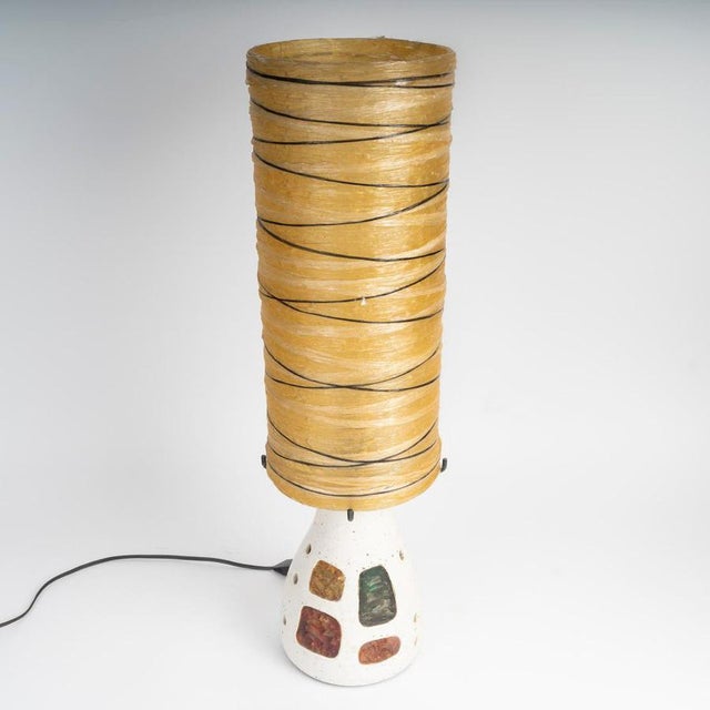 Accolay table lamp, 1960, mid-century design. 20th-century table lamp by accolay, mid-century design, circa 1960. h: 63...