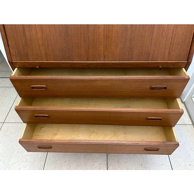 Vintage Secretaire in Teak from Bernhard Pedersen & Son For Sale - Image 14 of 18