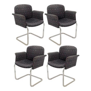 Set of 4 Mid Century Modern Tri-Mark Designs Dining Chairs For Sale