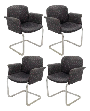 Set of 4 Mid Century Modern Tri-Mark Designs Dining Chairs
