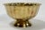 Vintage Fluted Brass Bowl With Pedestal Base For Sale - Image 4 of 6