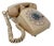1980s Vintage I T T Model 500 Beige Rotary Phone | Working 1983 Desk Telephone | Polished | Original Cords | Smooth Dial Movement For Sale - Image 5 of 14