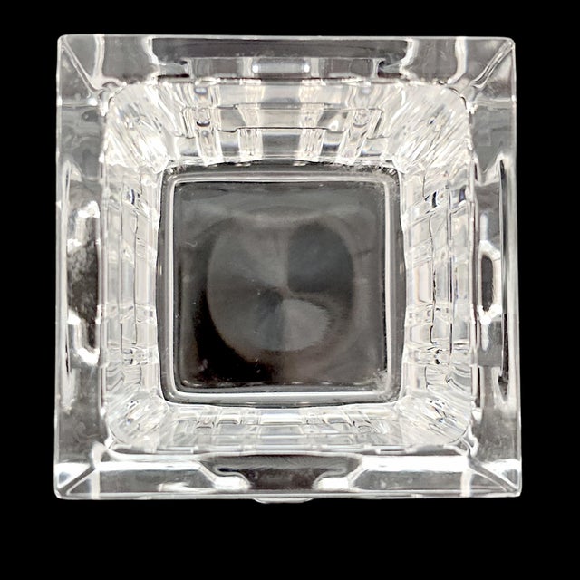 Waterford Metropolitan Crystal Votive Candle Holder, Germany, Art Deco Revival For Sale - Image 10 of 11