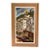 Vintage Spanish Hillside Village Oil Painting by M. Castro, Signed For Sale