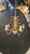 1930s 1930 French Gilt Metal and Crystal Chandelier 5 Lights For Sale - Image 5 of 5